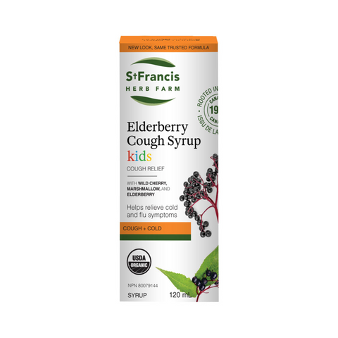 St. Francis Herb Farm Elderberry Cough Syrup - Kids image 0