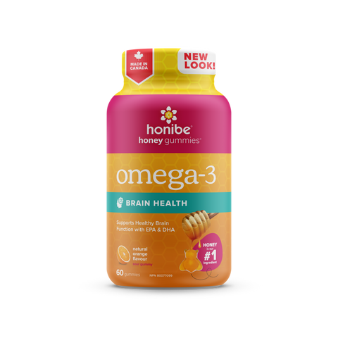 Honibe Honey Omega Gummies with DHA image 0