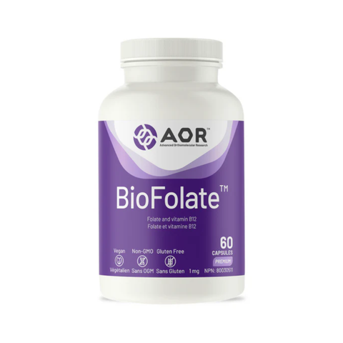 AOR BioFolate 60 Capsules
