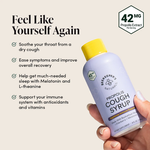 Beekeeper's Naturals Propolis Cough Syrup Nighttime