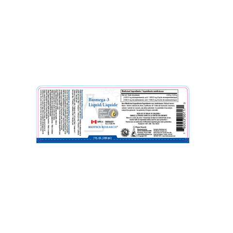 Biotics Research Biomega-3 Liquid Label
