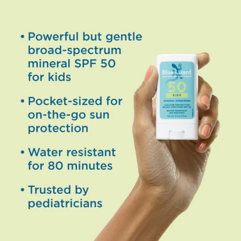 Blue Lizard Kids Mineral SPF 50 Sunscreen Stick