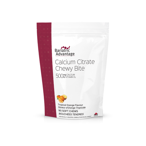 Calcium Citrate Chew Bite Tropical Orange Flavour 