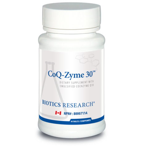 Biotics Research CoQ-Zyme 30 60T Micro-Emulsified