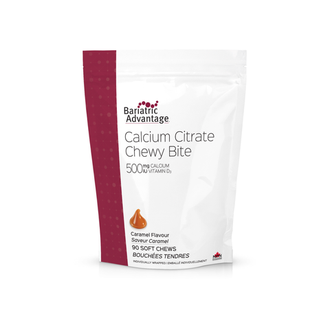 Metagenics Calcium Citrate Chewy Bites 500mg 90EA Caramel