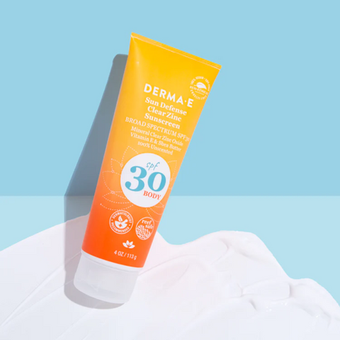 DERMA E Sun Defense Clear Zinc Sunscreen SPF30 Body