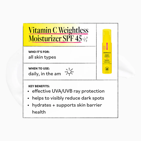Derma E Vitamin C Weightless Moisturizer SPF 45