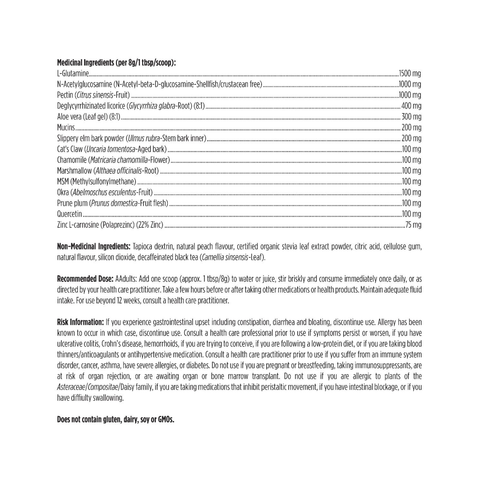 Designs For Health GI Revive Ingredient List