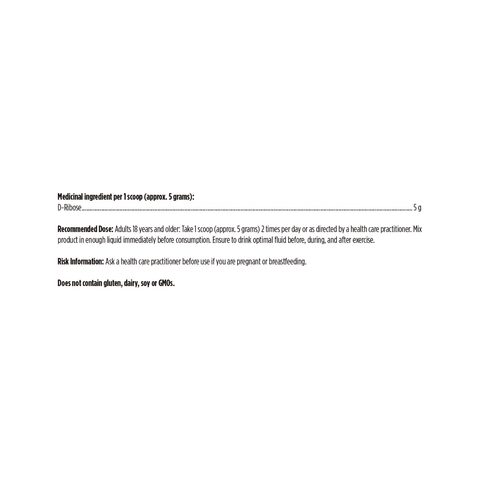 Designs for Health D-Ribose Ingredient List
