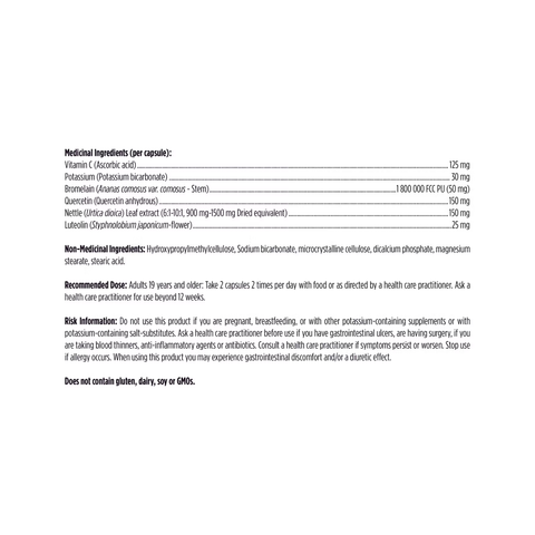 Designs for Health HistaEze Ingredient List