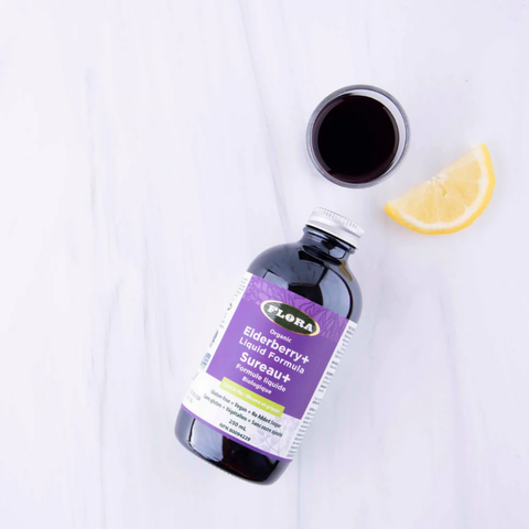 Flora SambuGuard Elderberry+ Liquid Formula