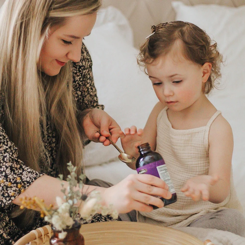 Flora SambuGuard Elderberry+ Liquid Formula for Kids