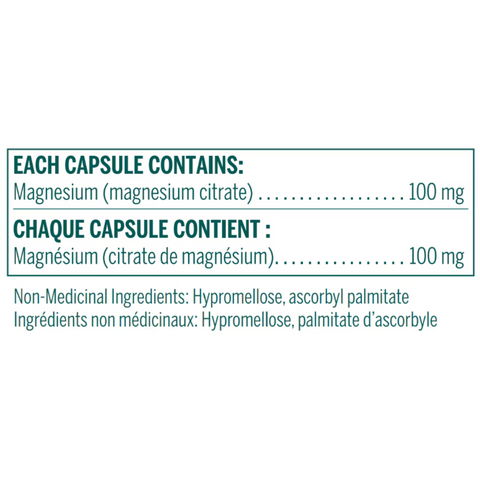 Genestra Magnesium label