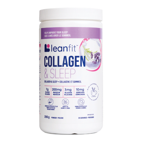 LEANFIT COLLAGEN & SLEEP™ Blue Lavender Latte 206g