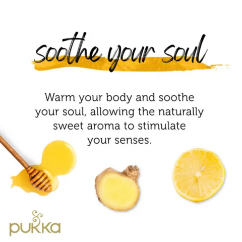 Pukka Organic Lemon, Ginger & Manuka Honey Tea