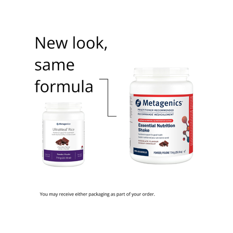 Metagenics Essential Nutrition Shake (formally known as UltraMeal Rice)