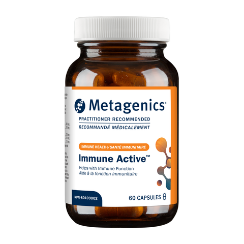 Metagenics Immune Active supplement bottle on a white background