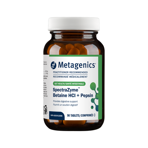 Metagenics SpectraZyme Betaine HCI + Pepsin 90s