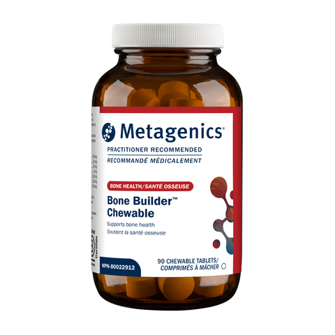Metagenics Bone Builder Chewable supplement bottle 