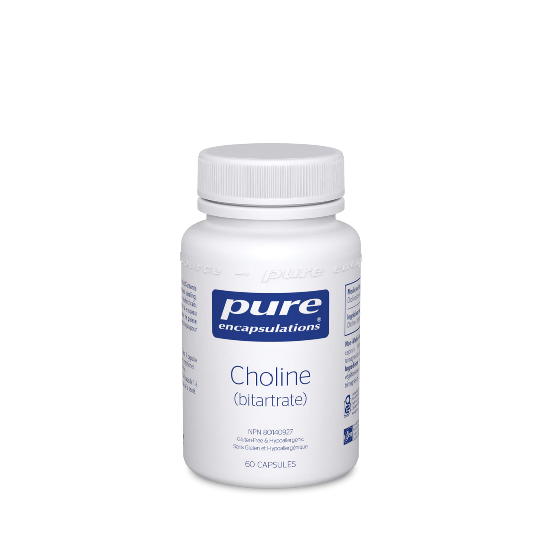 Pure Encapsulations Choline (bitartrate) – The Organic Compounding Pharmacy
