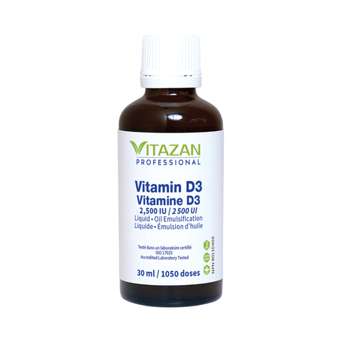 Vitazan Professional Vitamin D3 2500IU liquid