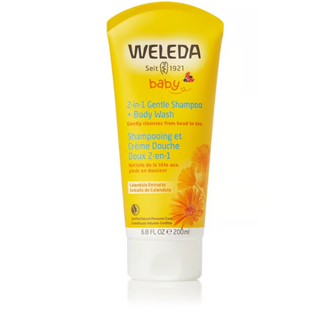 Weleda 2in1 Gentle Shampoo + Body Wash - Calendula