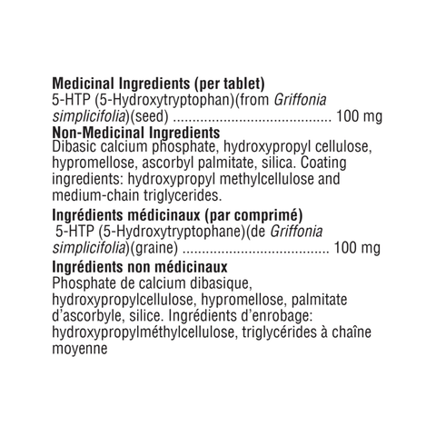 Xymogen 5-HTP CR Ingredient List New Look