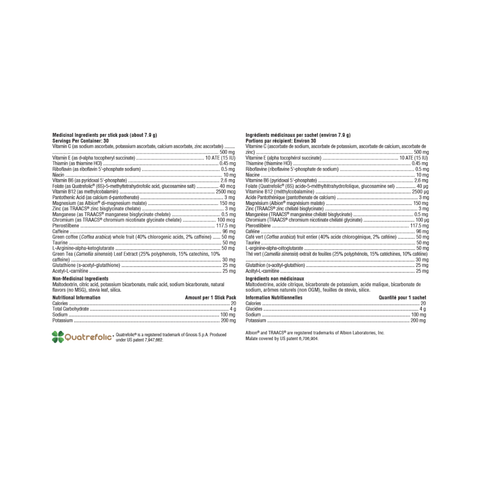 Xymogen ATP Ignite Citrus Ingredient List
