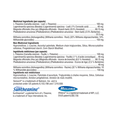Xymogen Cortisolv Ingredient List