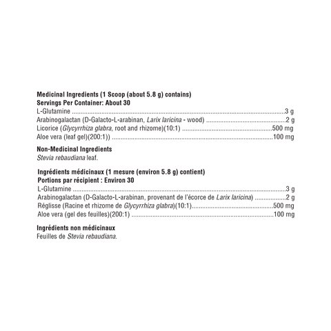 Xymogen GlutAloeMine Ingredient List