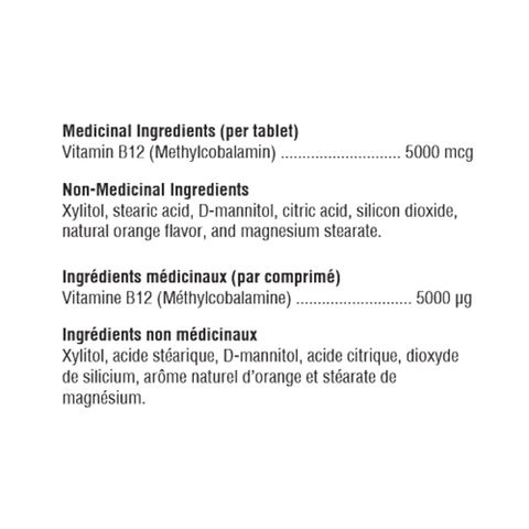 Xymogen Methylcobalamin Ingredient List