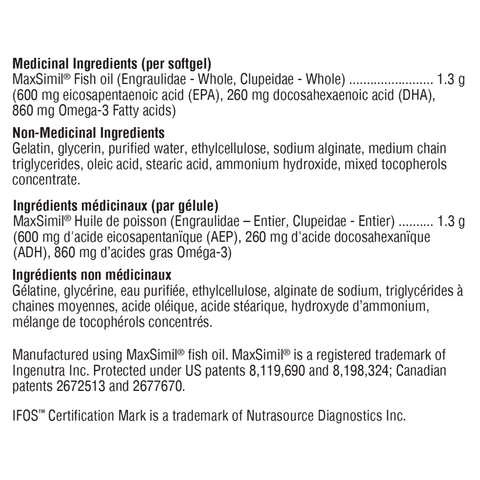 Xymogen Omega MonoPure 1300 EC