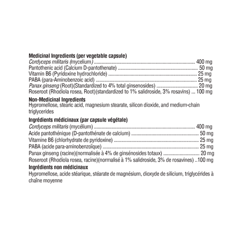 Xymogen Stress Essence Ingredient List