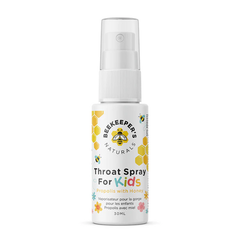 Beekeeper's Naturals Propolis Throat Spray for Kids image 0