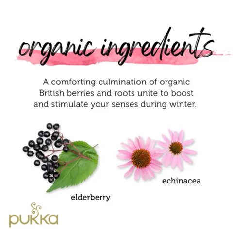 Pukka Organic Elderberry & Echinacea image 1