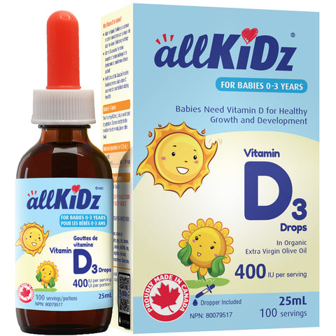 allkidz vitamin d3 drops for babies image 0